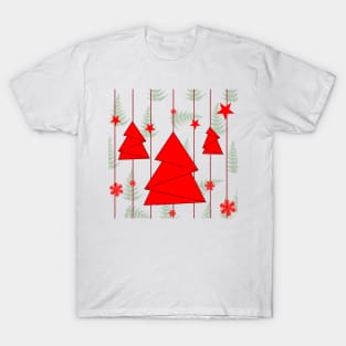 My red Christmas tree T-Shirt